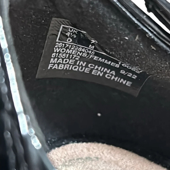 Clark’s shoes, women 7,NEW! Kataleyna Rae black patent pump.cut out,feminine - Picture 7 of 12